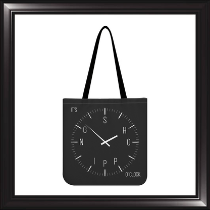 Shopping O'Clock Tote Bag