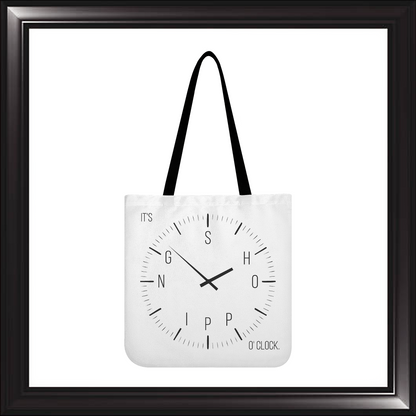 Shopping O'Clock Tote Bag
